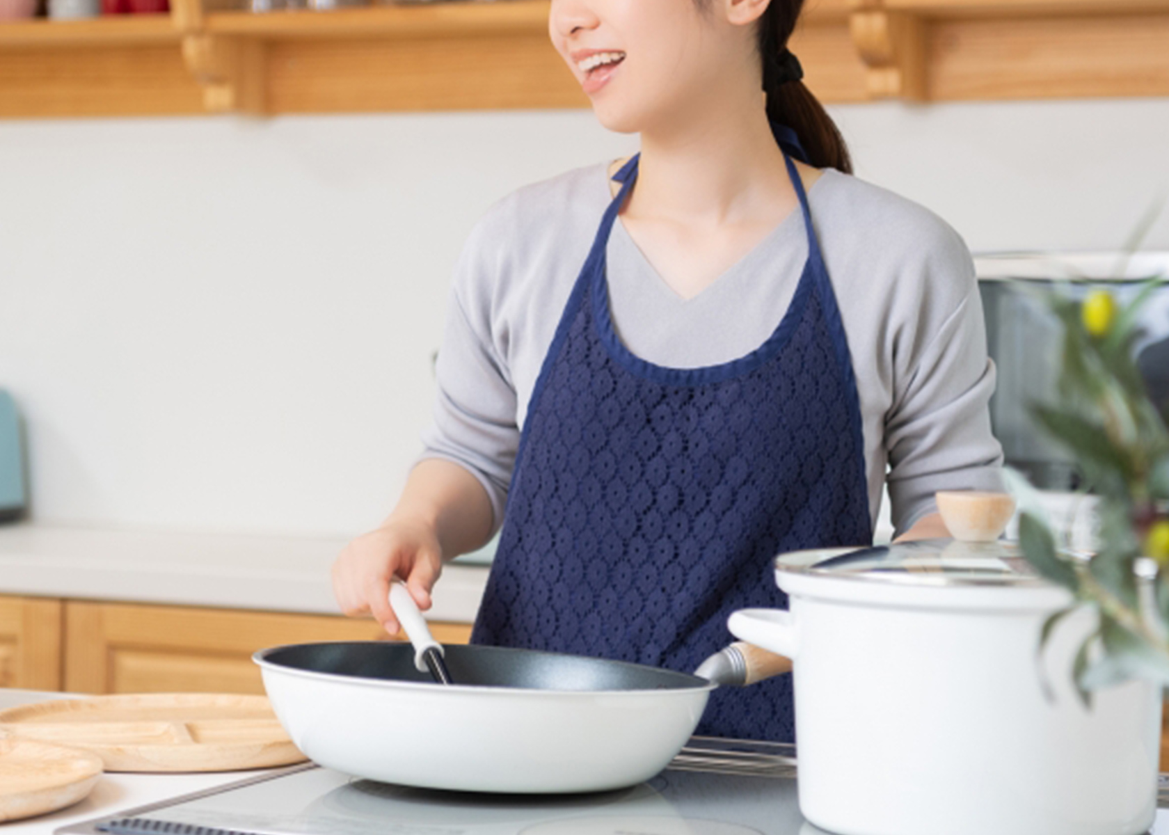 フライパンを使うときの工夫