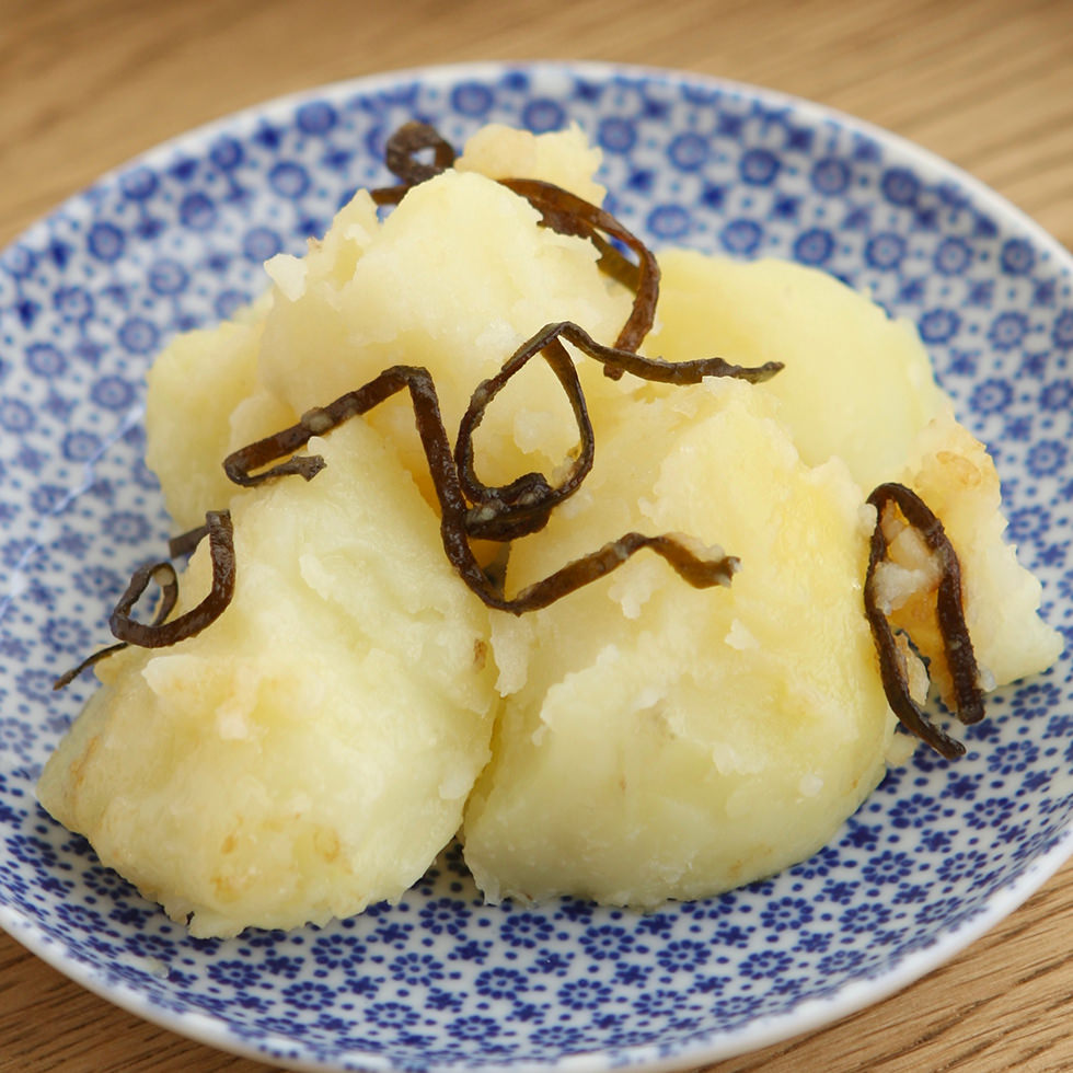 電子レンジで 和風粉吹きいも