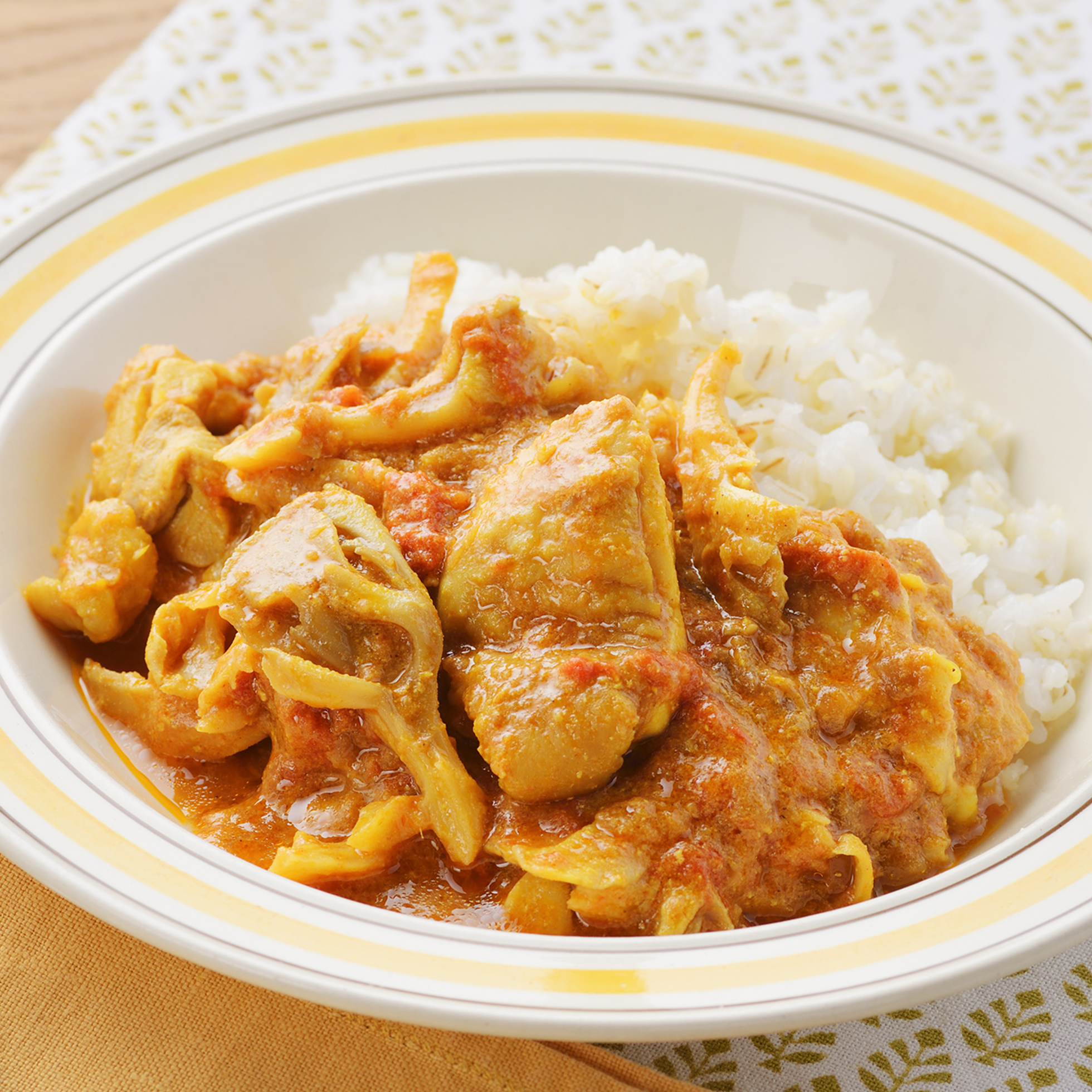 電子レンジで チキンヨーグルトカレー