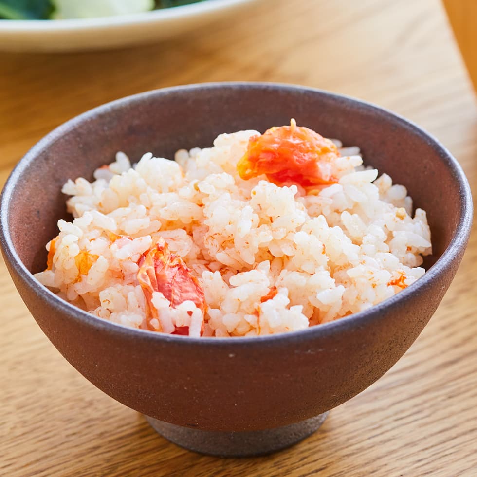 まるごとトマトの炊き込みご飯